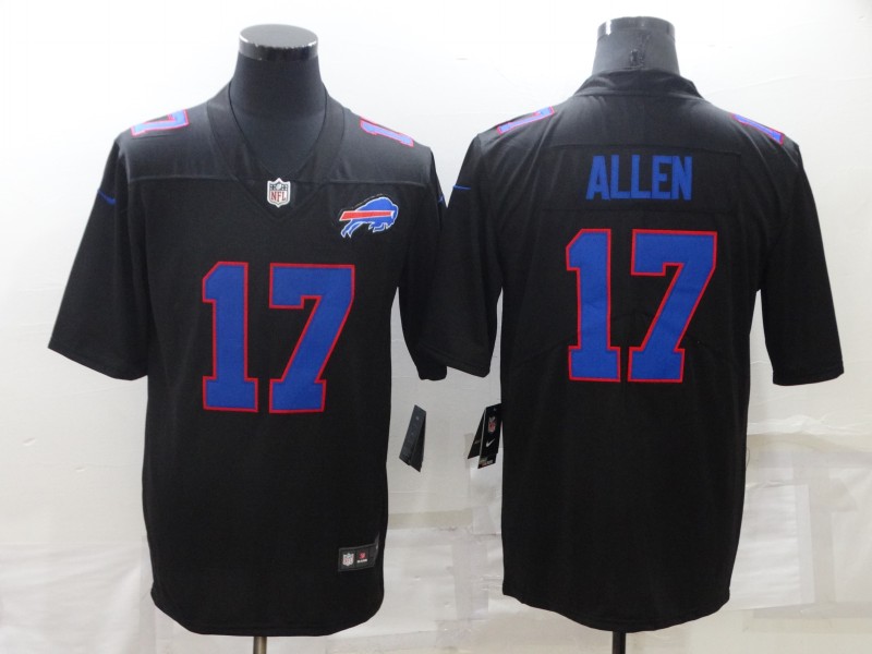 NFL Buffalo Bills #17 Allen Black Vapor Limited Jersey