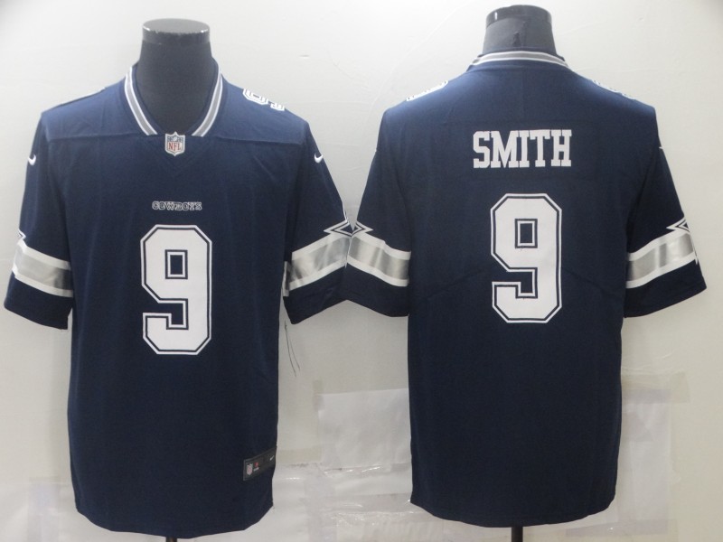 NFL Dallas Cowboys #9 Smith Blue Vapor Limited Jersey