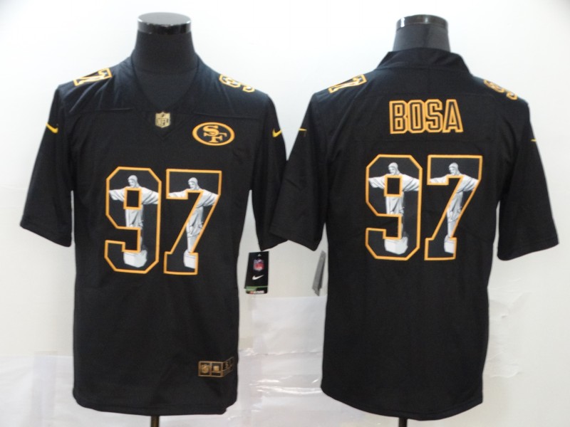 NFL San Francisco 49ers #97 Bosa Black Jersey