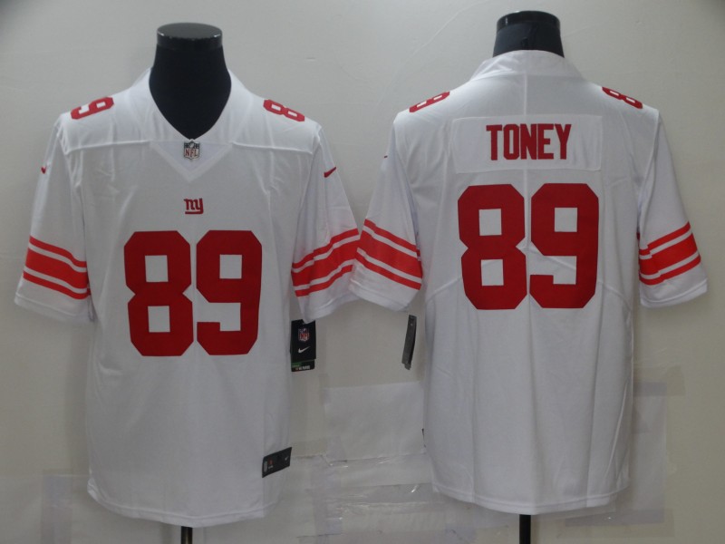 NFL New York Giants #89 Toney White Vapor Limited Jersey