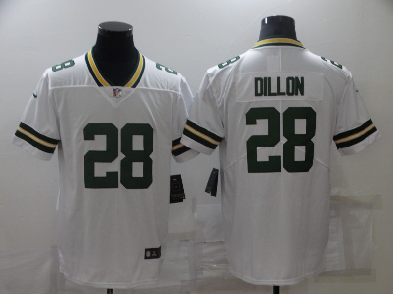 NFL Green Bay Packers #28 Dillon White Vapor Limited Jersey