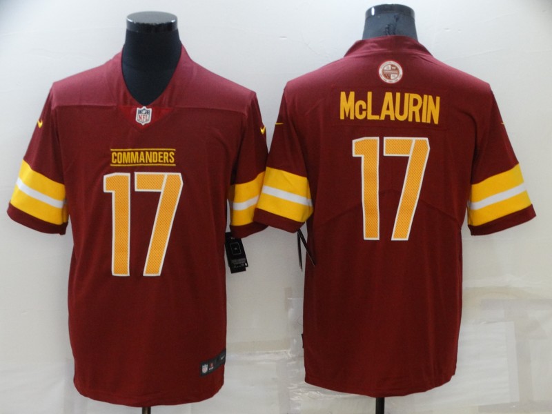 NFL Washington Redskins #17 McLaurin Red Commanders Limited Jersey