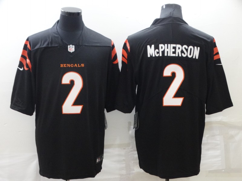 NFL Cincinnati Bengals #2 McPherson Black Vapor Limited Jersey