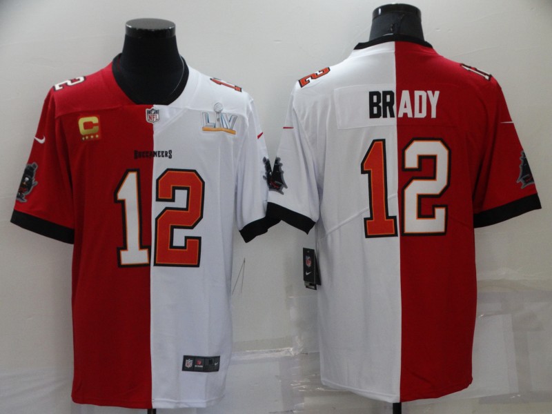 NFL Tampa Bay Buccaneers #12 Brady Split Vapor Limited Jersey