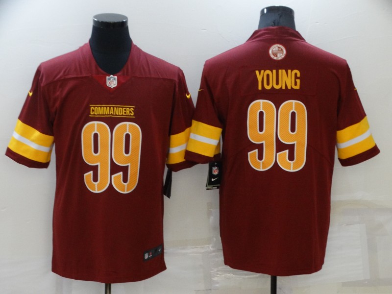 NFL Washington Redskins #99 Young Red Commanders Limited Jersey