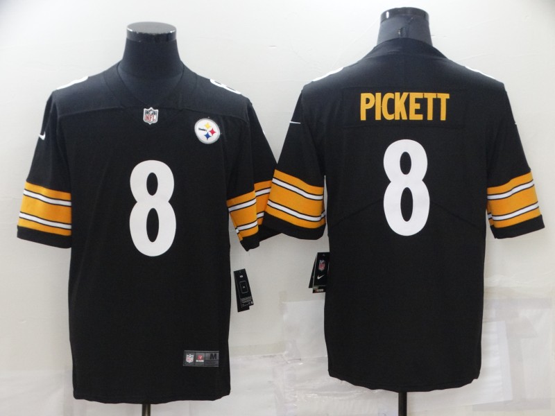 NFL Pittsburgh Steelers #8 Pickett Black Vapor Limited Jersey