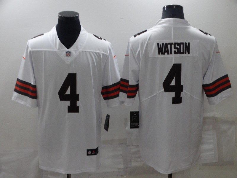 NFL Cleveland Browns #4 Watson Vapor Limited White Jersey