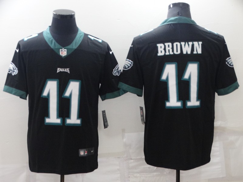 NFL Philadelphia Eagles #11 Brown Black Vapor Limited Jersey