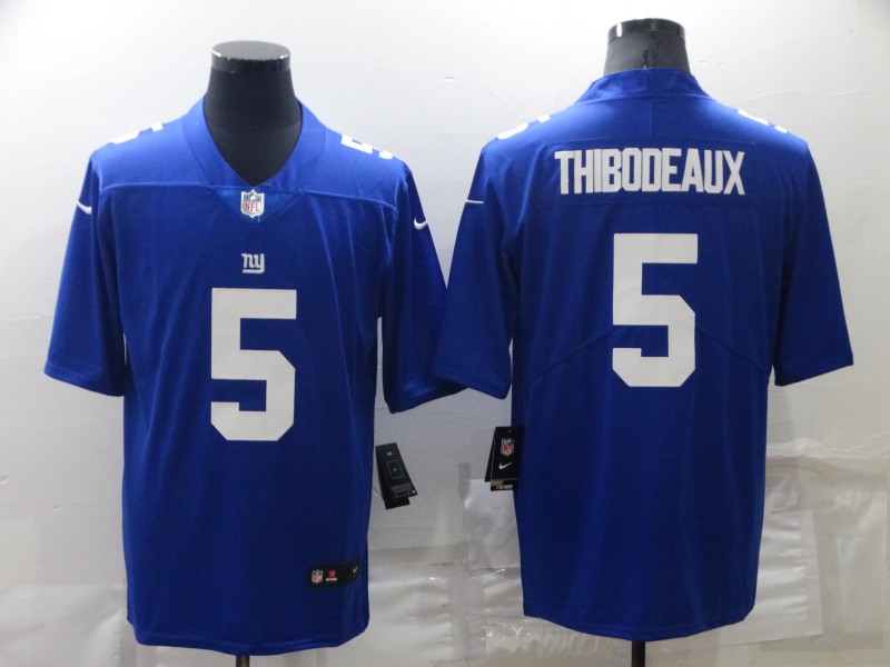 NFL New York Giants #5 Thibodeaux Blue Vapor Limited Jersey
