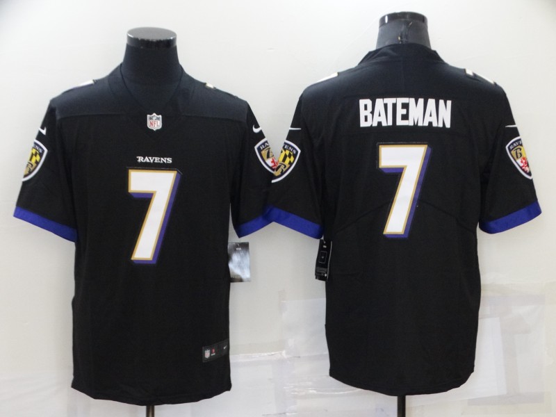 NFL Baltimore Ravens #7 Bateman Black Vapor Limited  Jersey