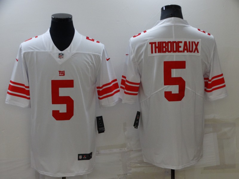 NFL New York Giants #5 Thibodeaux White Vapor Limited Jersey