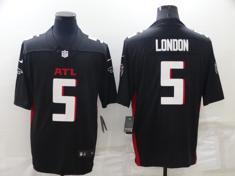 NFL Atlanta Falcons #5 London Black Vapor Limited Jersey
