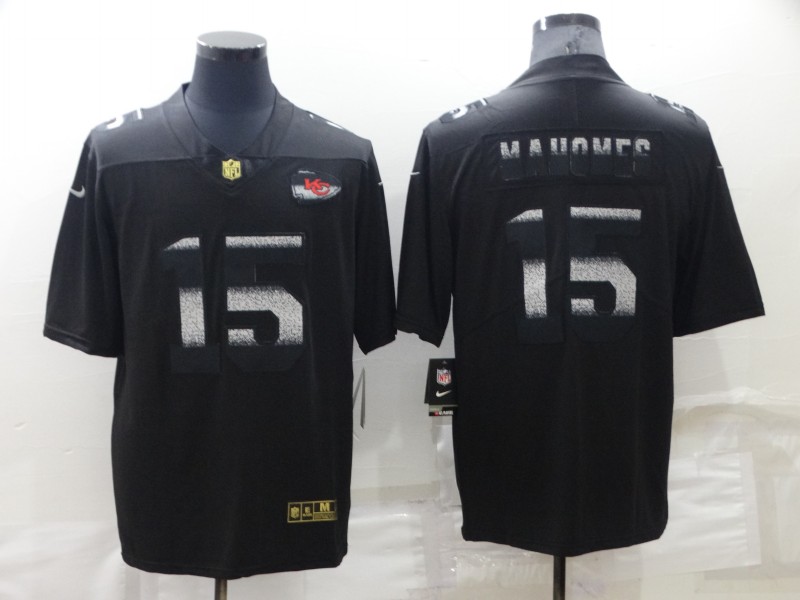 NFL Kansas City Chiefs #15 Mohems Black Limited Jersey