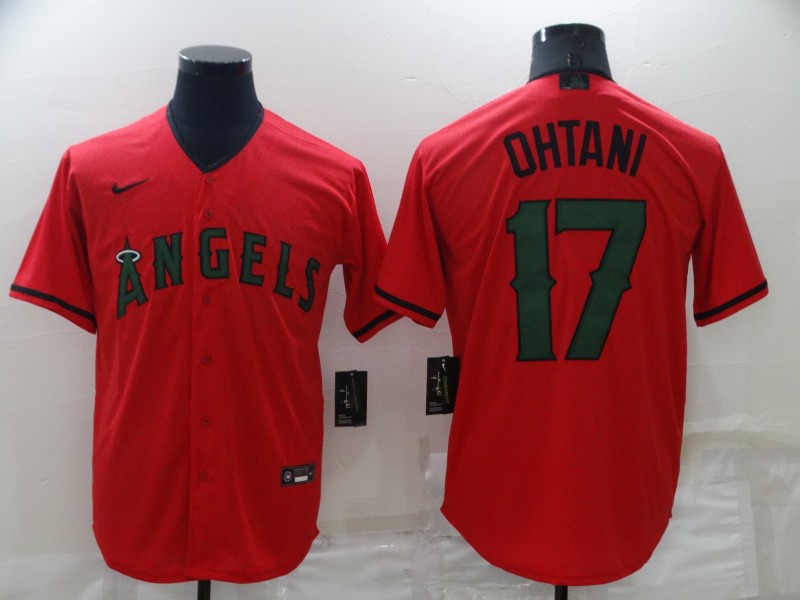 MLB Los Angeles Angels #17 Ohiani Red Jersey
