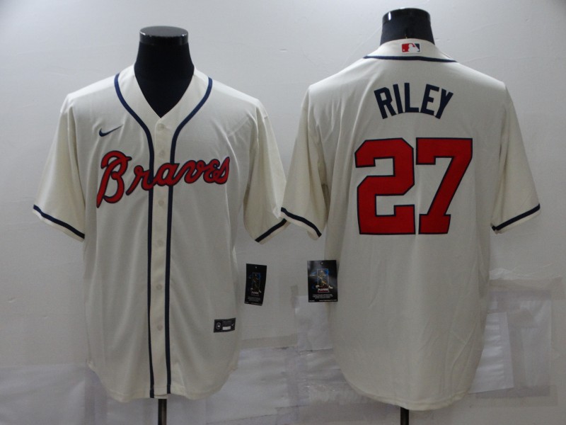 MLB Atlanta Braves #27 Riley White Game Jersey