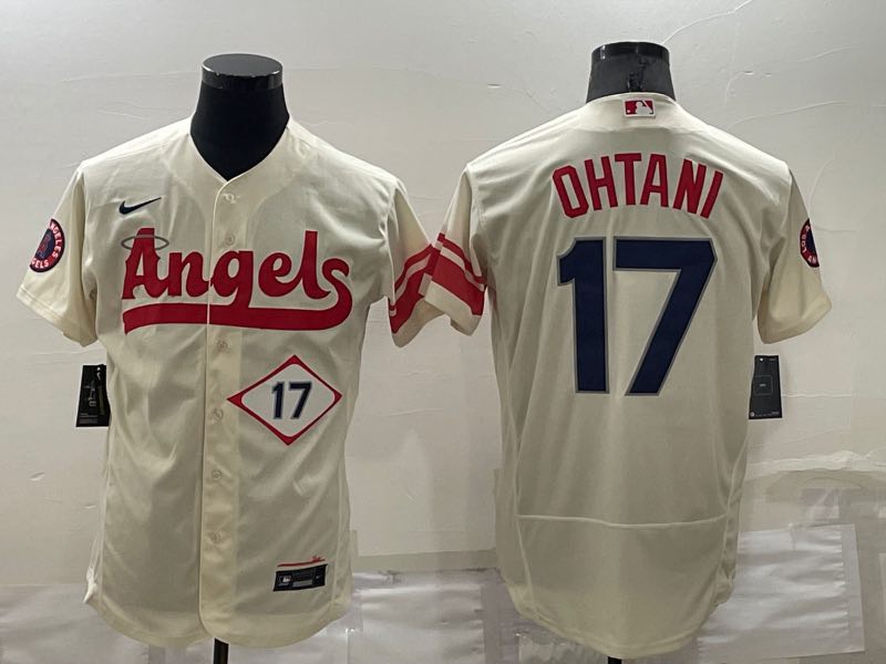 MLB Los Angeles Angels #17 Ohiani Space City elite Jersey