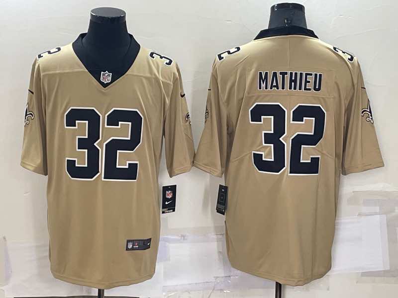 NFL New Orleans Saints #32 Mathieu Vapor Limited Yellow Jersey