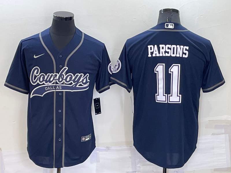 NFL Dallas Cowboys #11 Parsons Blue Joint-designed Jersey