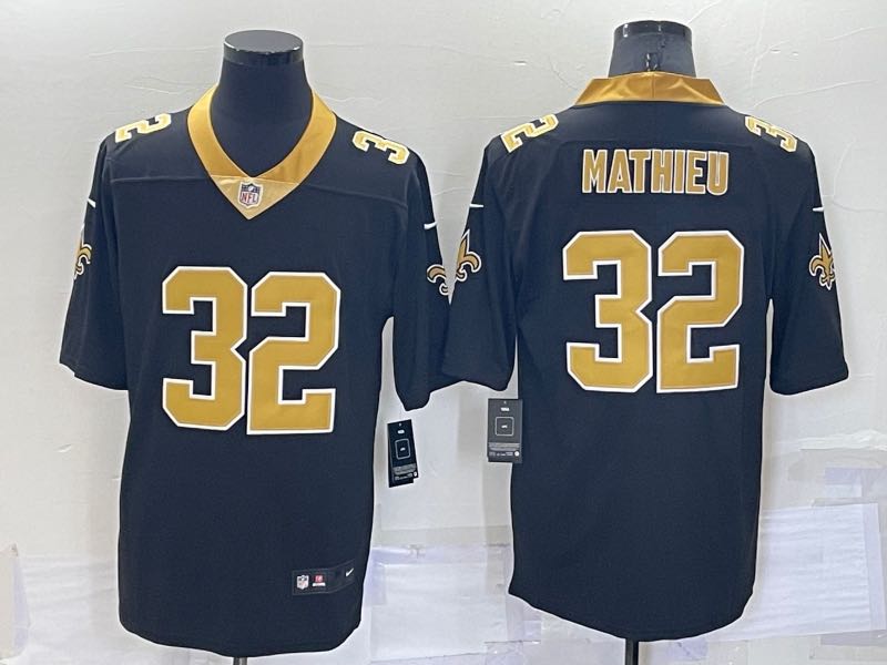 NFL New Orleans Saints #32 Mathieu Vapor Limited black Jersey
