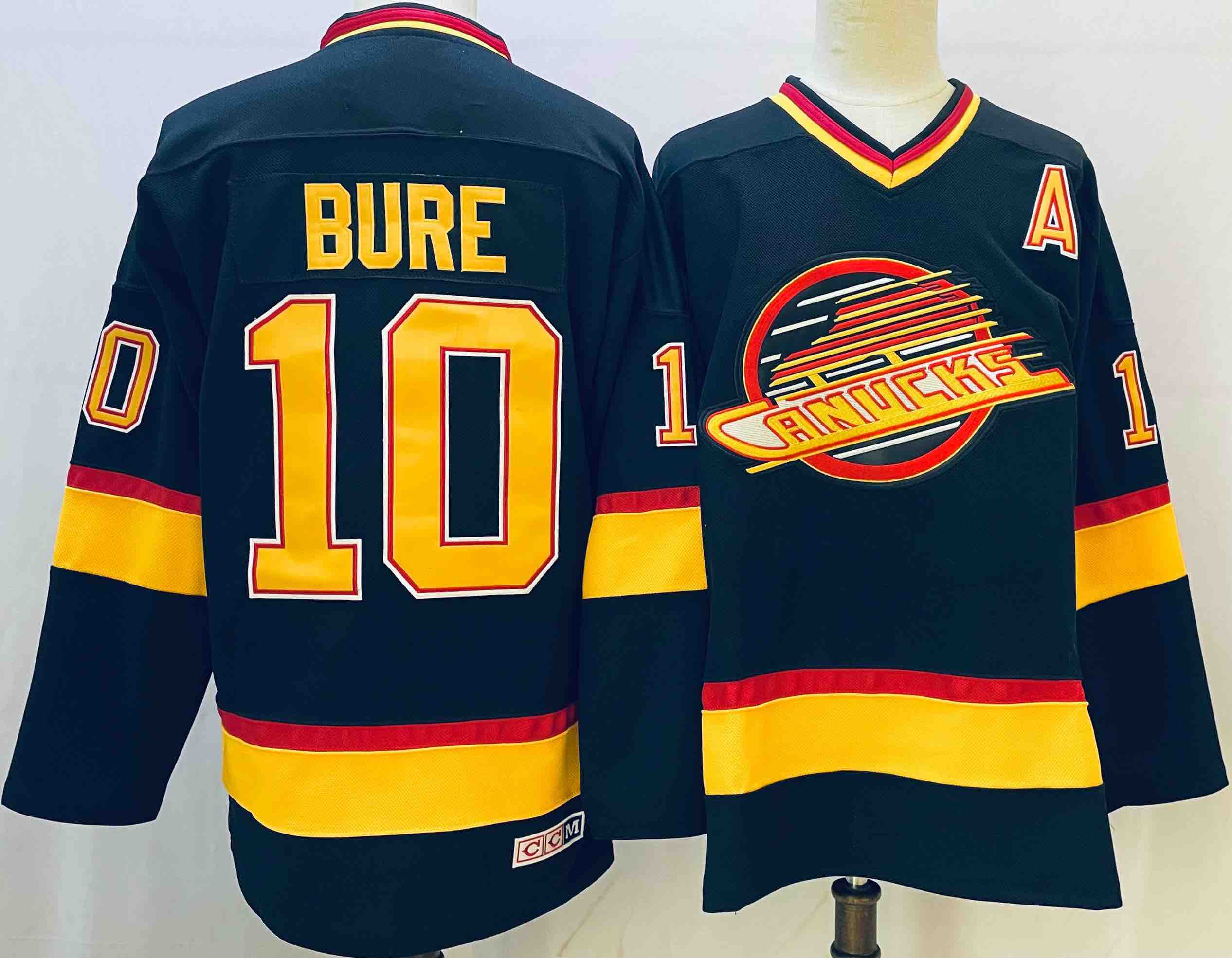 NHL Vancouver Canucks #10 Bure Blye Jersey