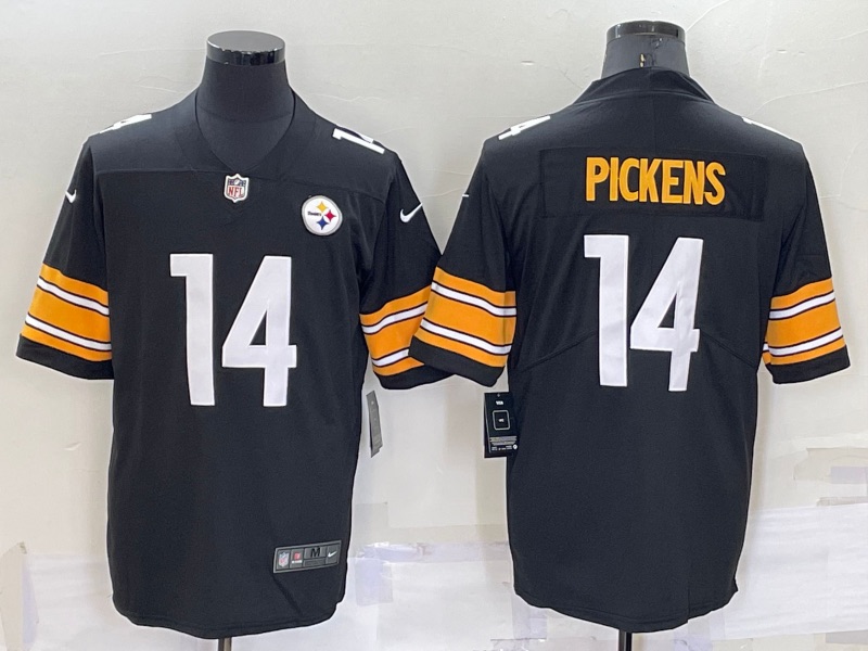 NFL Pittsburgh Steelers #14 Pickens Black Vapor Limited Jersey