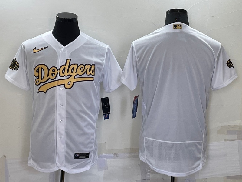 MLB Los Angeles Dodgers Blank White All Star Jersey