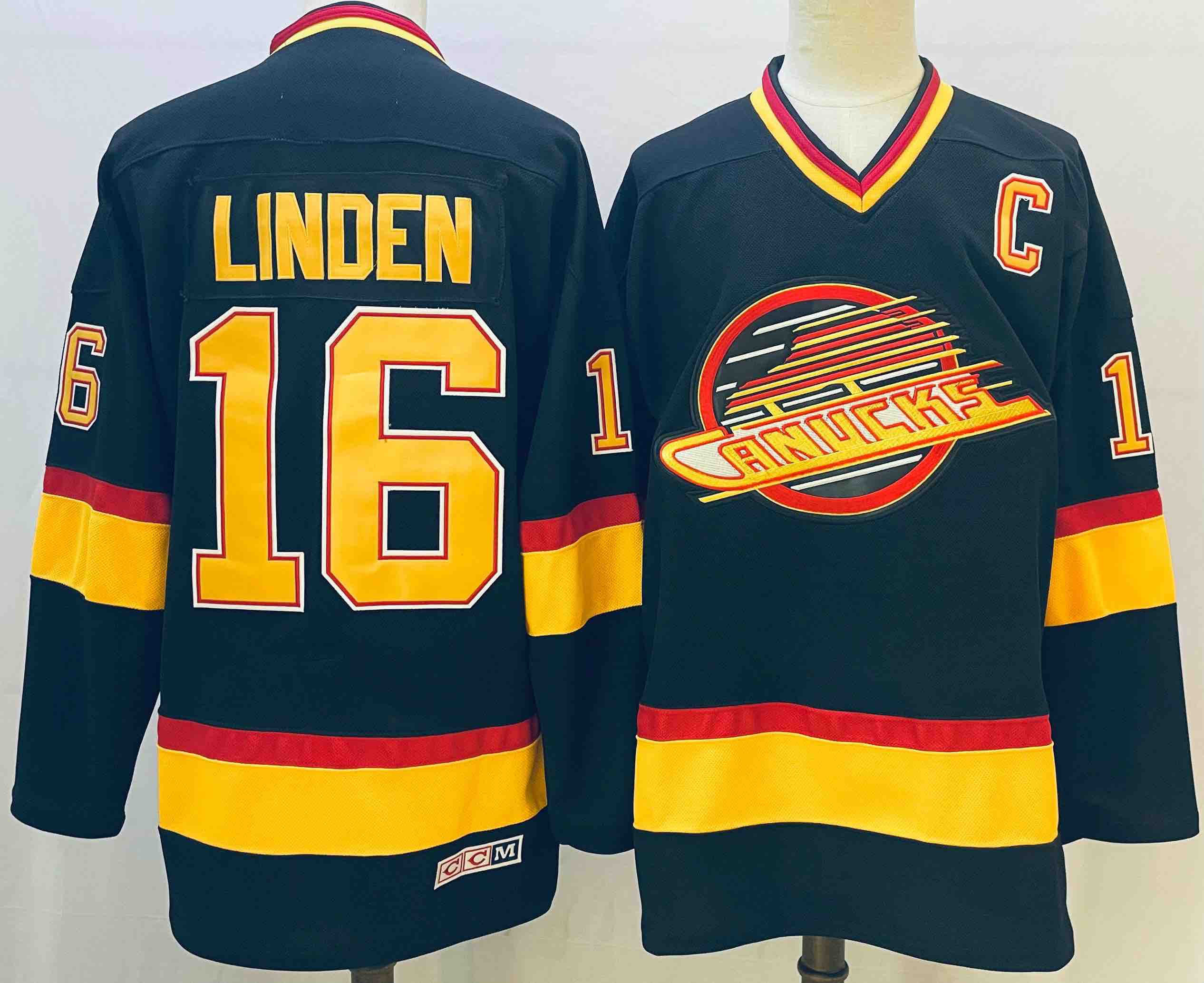NHL Vancouver Canucks #16 Linden blue Jersey