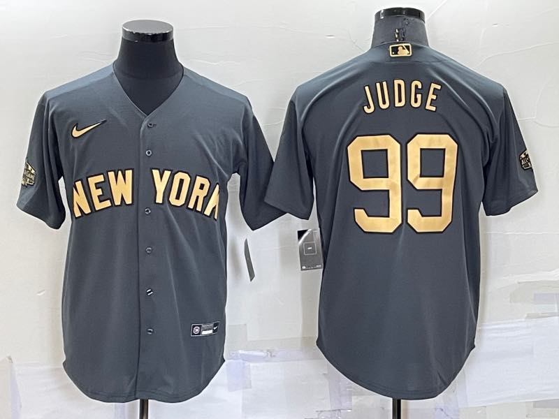 MLB New York Yankees #99 Judge Grey All  Star Jersey