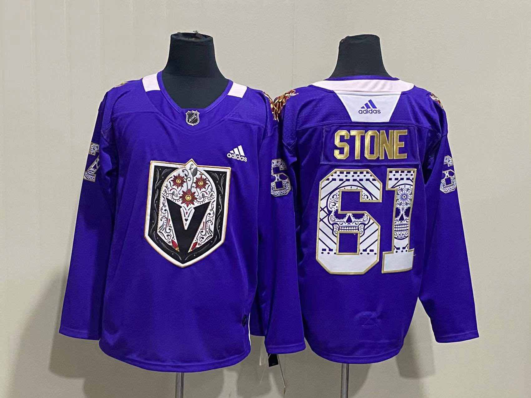 NHL Adidas #61 Stone Purple Jersey