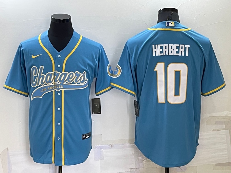 NFL San Diego Chargers #10 Herbert L.Blue Joint-designed Jersey
