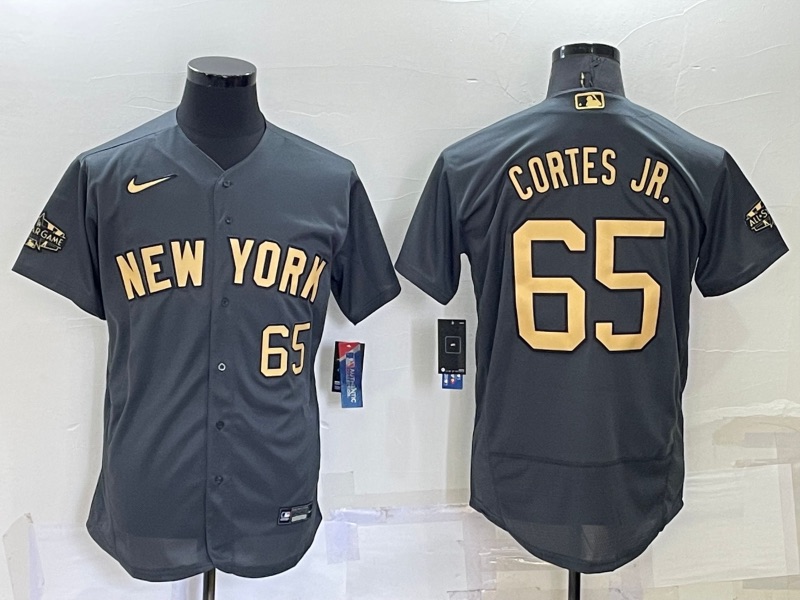 MLB New York Yankees #65  Cortes JR. All Star Elite Jersey
