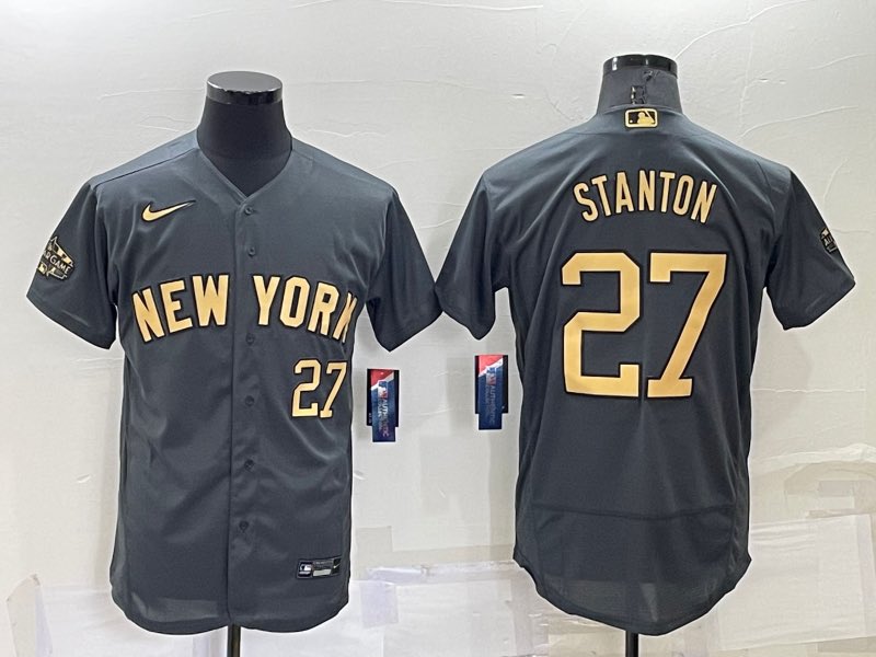 MLB New York Yankees #27 Stanton All Star Elite Jersey