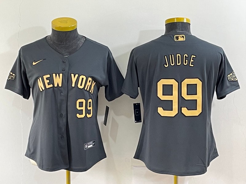 MLB New York Yankees #99 Judge All Star Womens Jersey