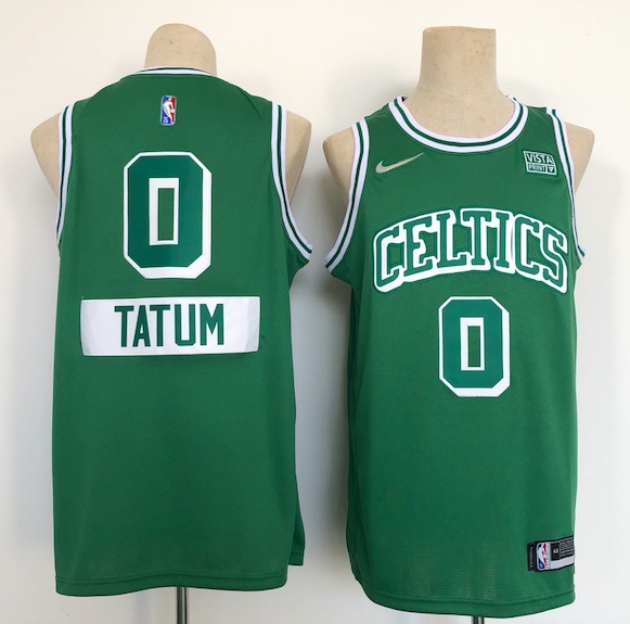 NBA Boston Celtics #0 Tatum green City Jersey