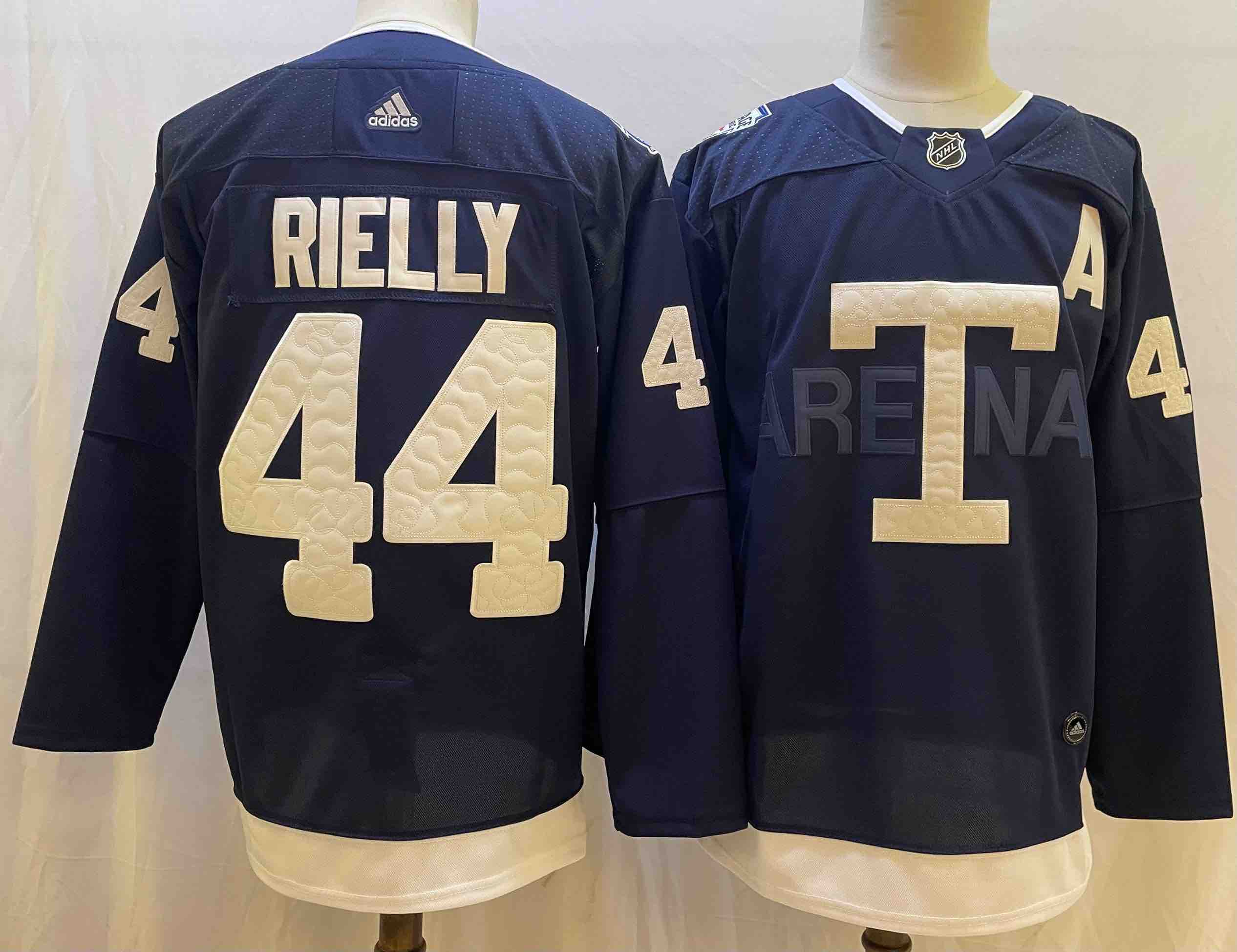 NHL Toronto Maple leafs #44 Rielly Blue Jersey