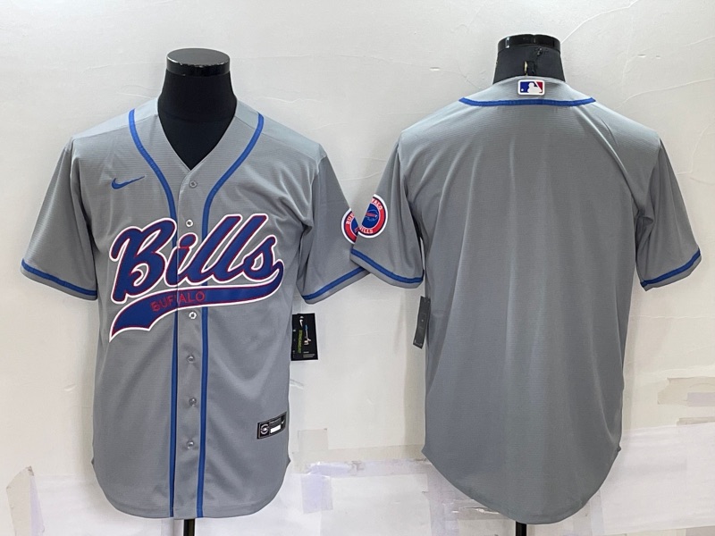 NFL Buffalo Bills  grey Joint-design Jersey