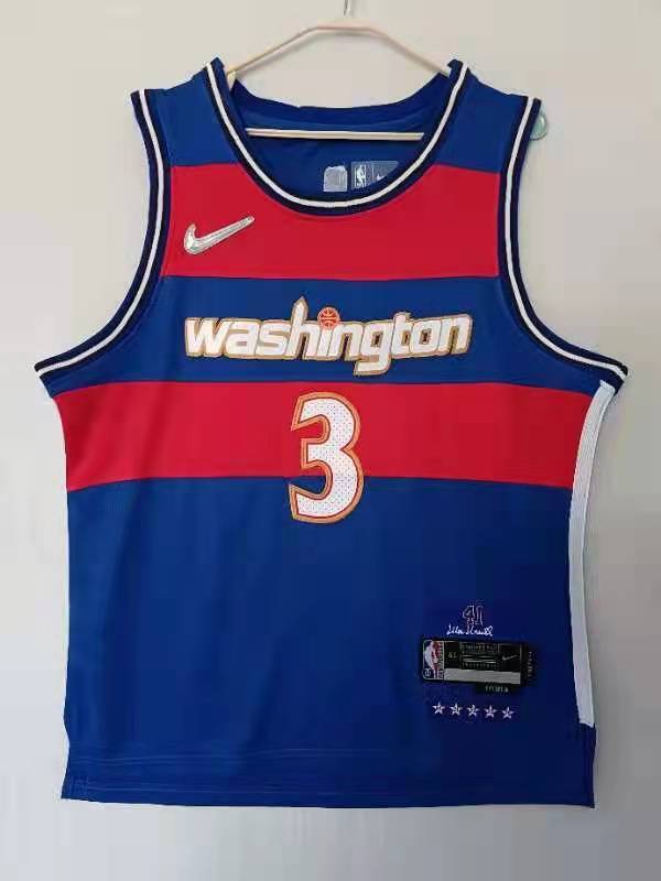 NBA Washington Wizards #3 Beal blue new Jersey
