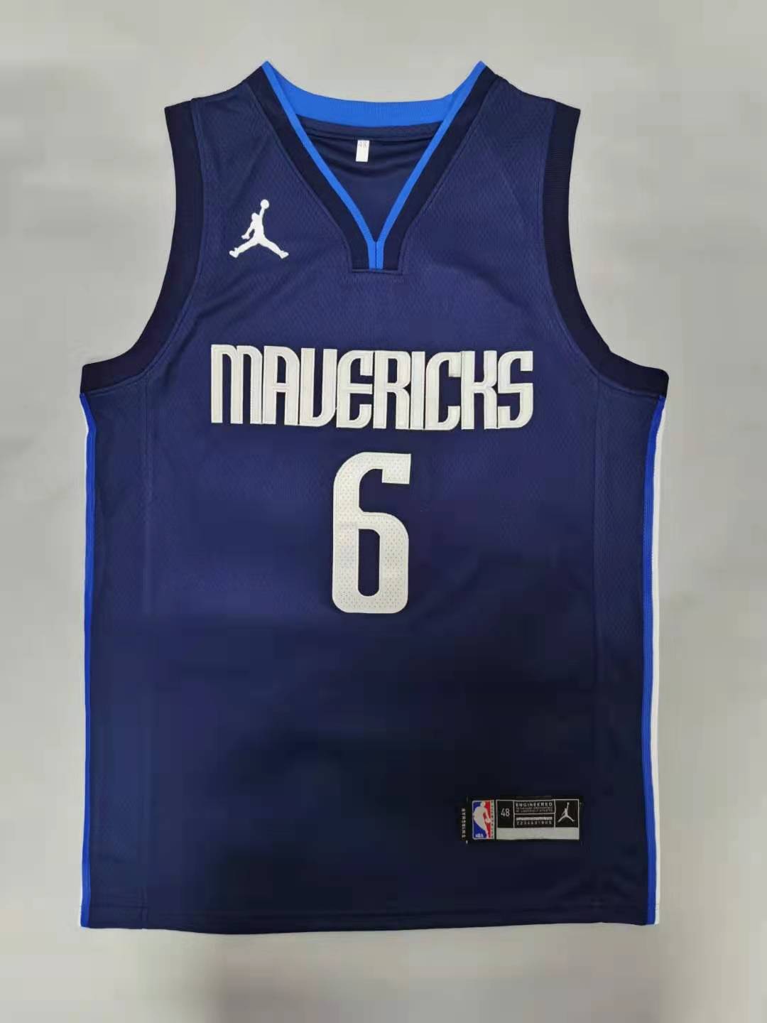 NBA Dallas Mavericks #6 Porzingis Blue Jersey