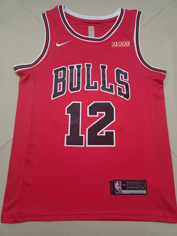 NBA Chicago Bulls #12 Dosunmn Red new Jersey