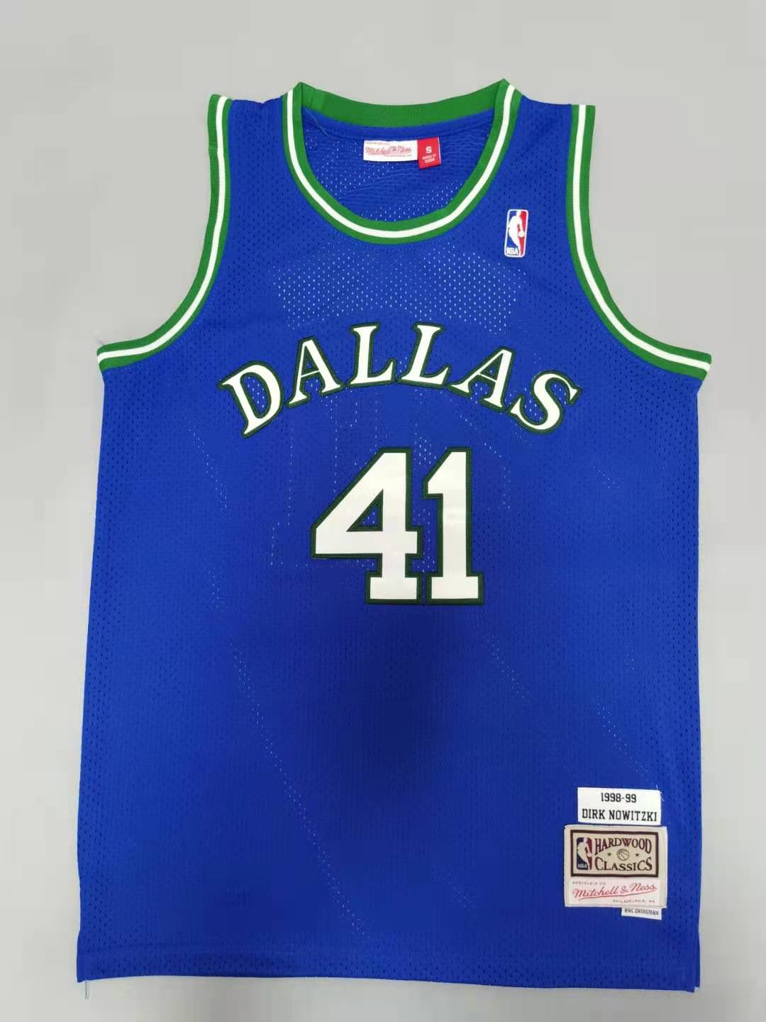 NBA Dallas Mavericks #41 Nowitzki blue classics Jersey