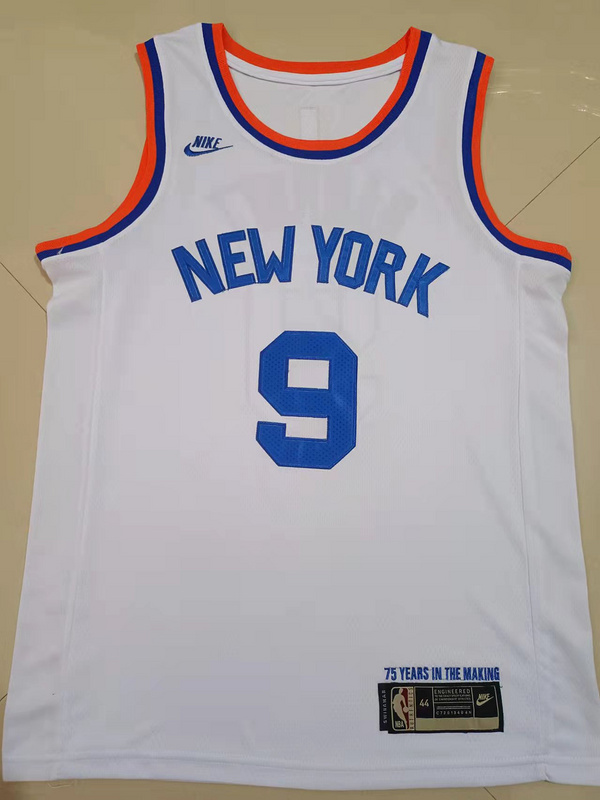 NBA New York Knicks #9 Barrett white new Jersey