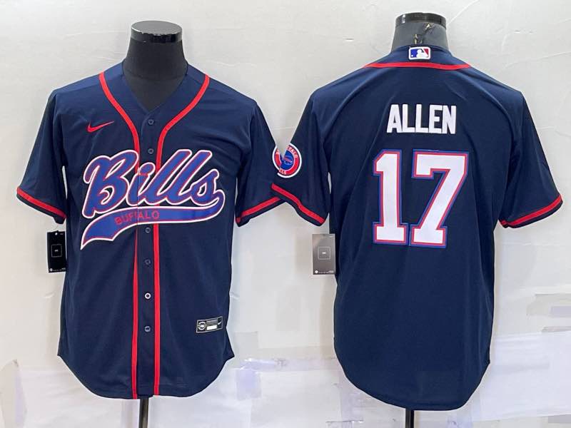NFL Buffalo Bills #17 Allen Blue Joint-design Jersey