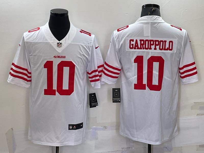 NFL San Francisco 49ers #10 Garoppolo Vapor Limited White Jersey