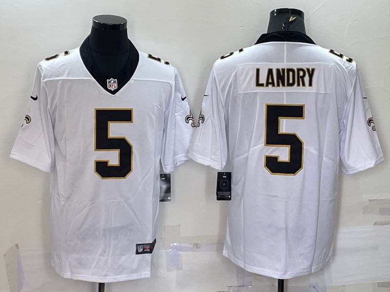 NFL New Orleans Saints #5 Landry Vapor Limited white Jersey