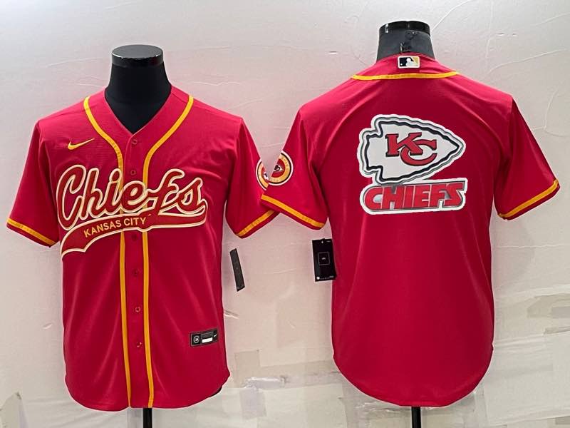 NFL Kansas City Chiefs Blank red Joint-design Jersey