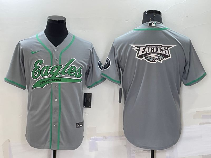 NFL Philadelphia Eagles Blank Joint-designed Grey Jersey