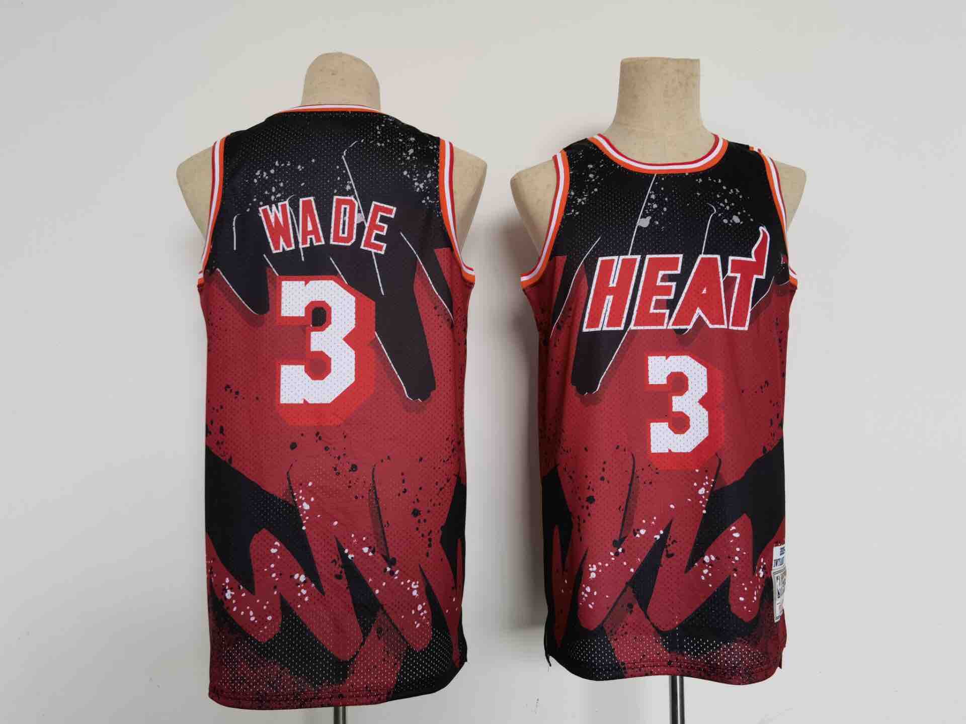 NBA Miami Heat #3 Wade Hip-hop Jersey