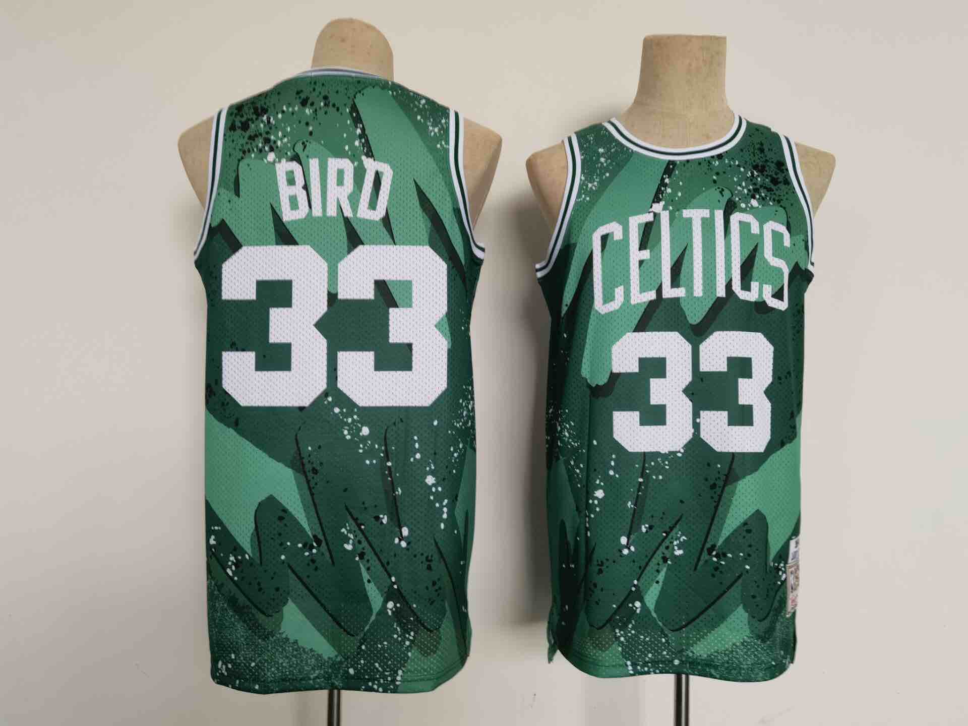 NBA Boston Celtics #33 Bird Hip-hop Jersey