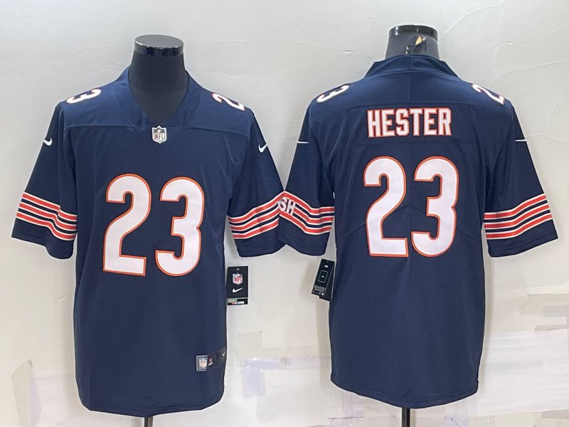 NFL Chicago Bears #23 Hester Blue Vapor Limited Jersey