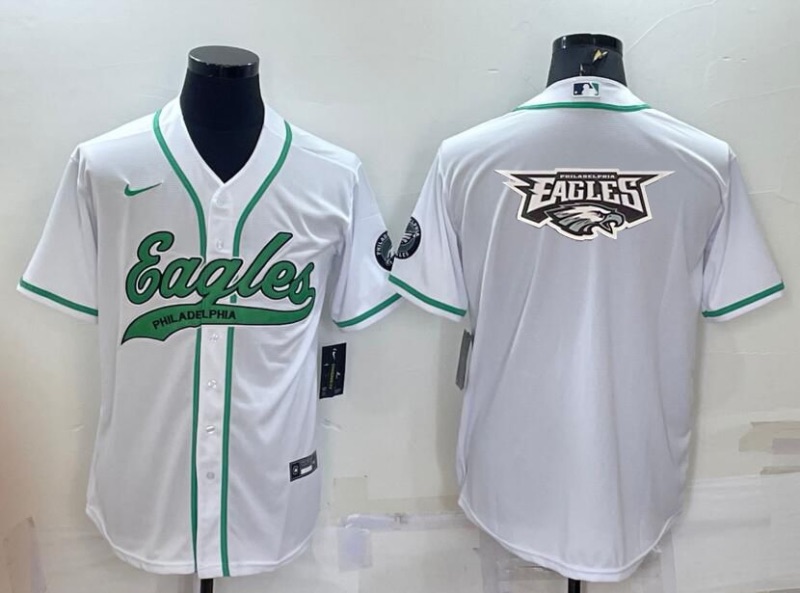 NFL Philadelphia Eagles Blank Joint-designed White Jersey